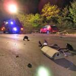 Verkehrsunfall auf der B115a Höhe Annabergkreuzung