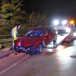 Verkehrsunfall auf der B115a Höhe Annabergkreuzung