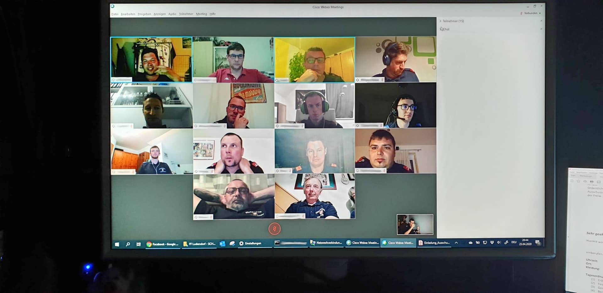 BFV Weiz: 1. Online-Feuerwehr-Ausschusssitzung FF Ludersdorf