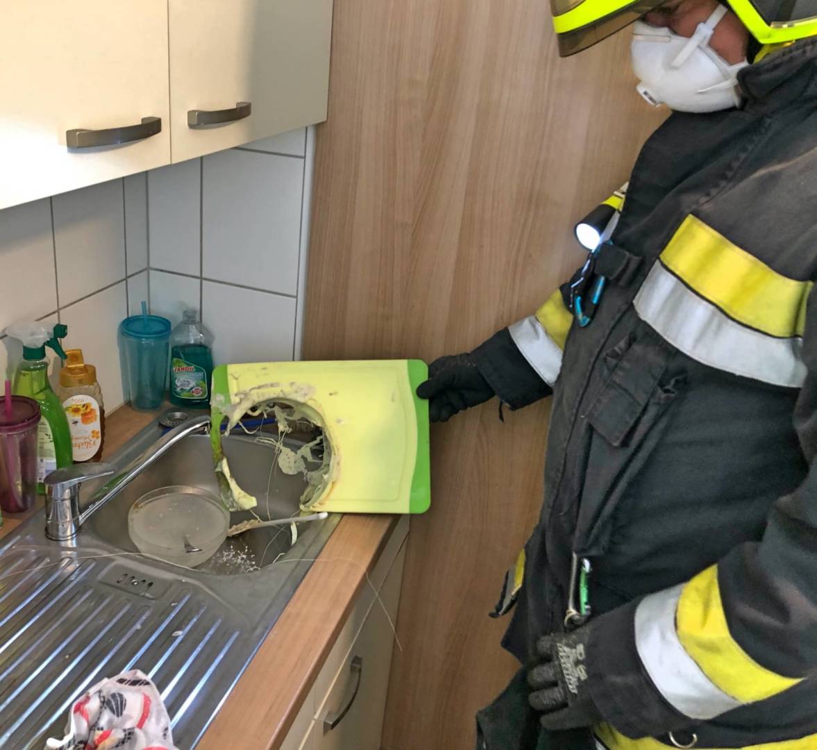 HFW Villach: Verhinderter Küchenbrand in Villach-St. Martin