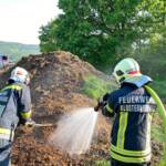 FF Klosterneuburg: Brand eines Komposthaufens