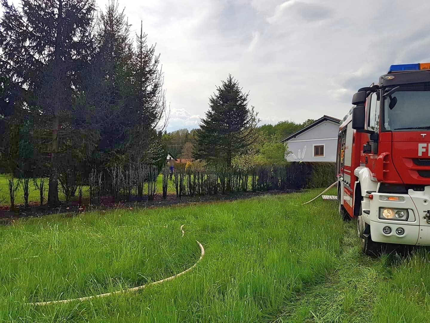 BFV Deutschlandsberg: Heckenbrand in St. Martin im Sulmtal