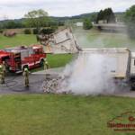 LKW-Brand Bahnhofstraße Güssing