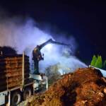 Staudenhaufenbrand bei Gärtnerei