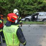 Schwerer Verkehrsunfall mit Sattelzug auf der B137