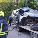 Schwerer Verkehrsunfall mit Sattelzug auf der B137
