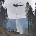 Waldbrand in Leppen, Gemeinde Bad Eisenkappel
