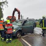 Verkehrsunfall endet mit zwei Verletzten