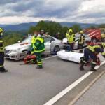 BFV Deutschlandsberg: Auffahrunfall Radlpass Bundesstraße