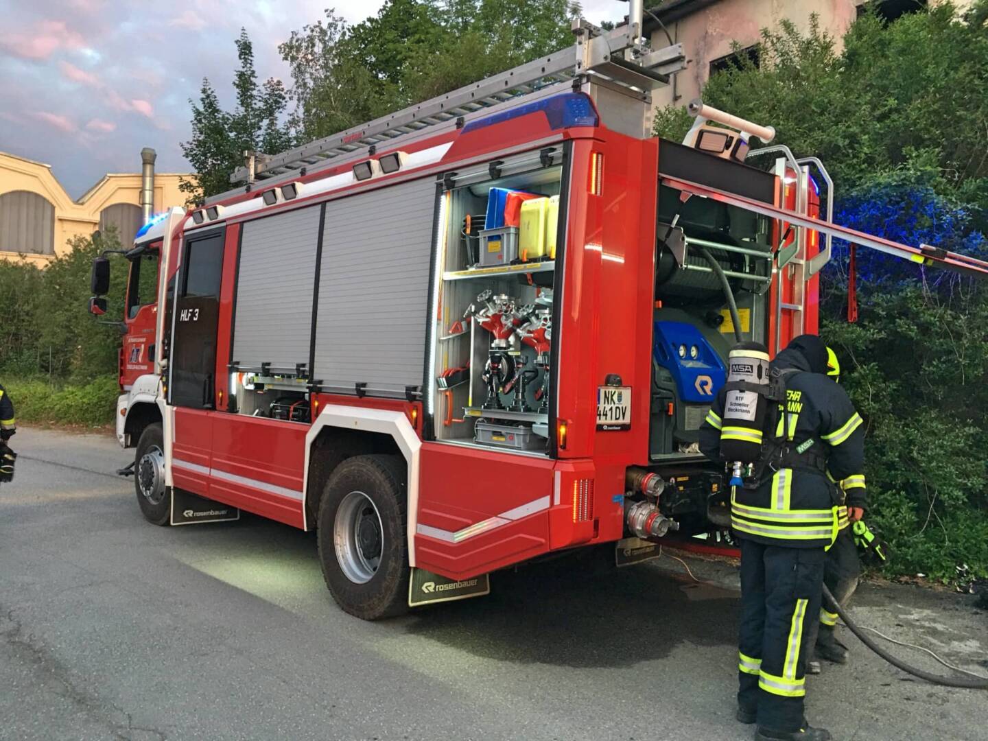 Wieder Brandstiftung auf Werksgelände in Ternitz