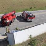 LKW-Bergung auf der A5 Nordautobahn