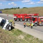 FF Gaweinstal: LKW-Bergung auf der A5 Nordautobahn