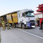 LKW-Bergung auf der A5 Nordautobahn