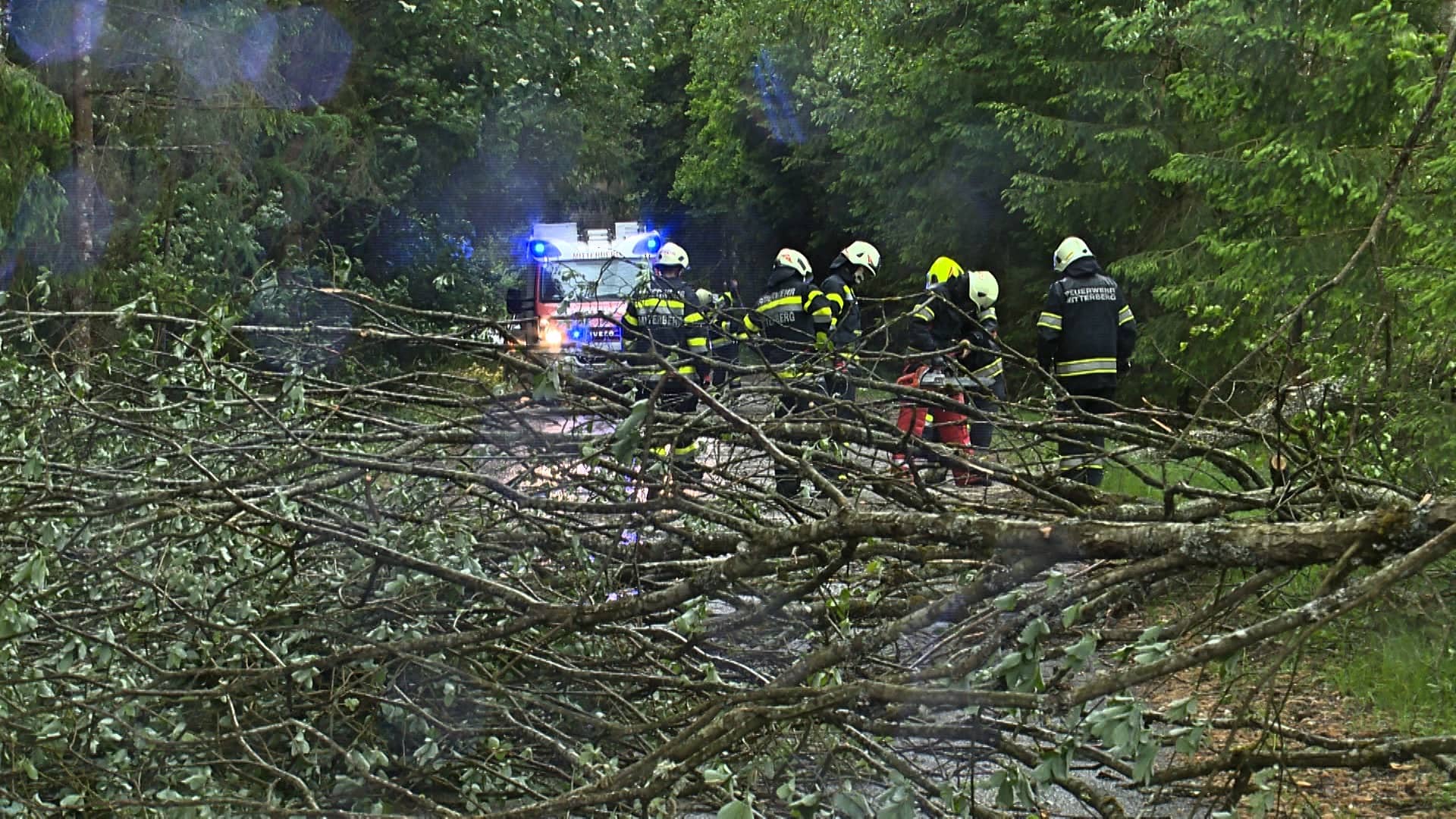 BFV Liezen: Unwetterfront über Bezirk