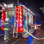 Küchenbrand in Mehrparteienhaus