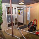 Küchenbrand in Mehrparteienhaus