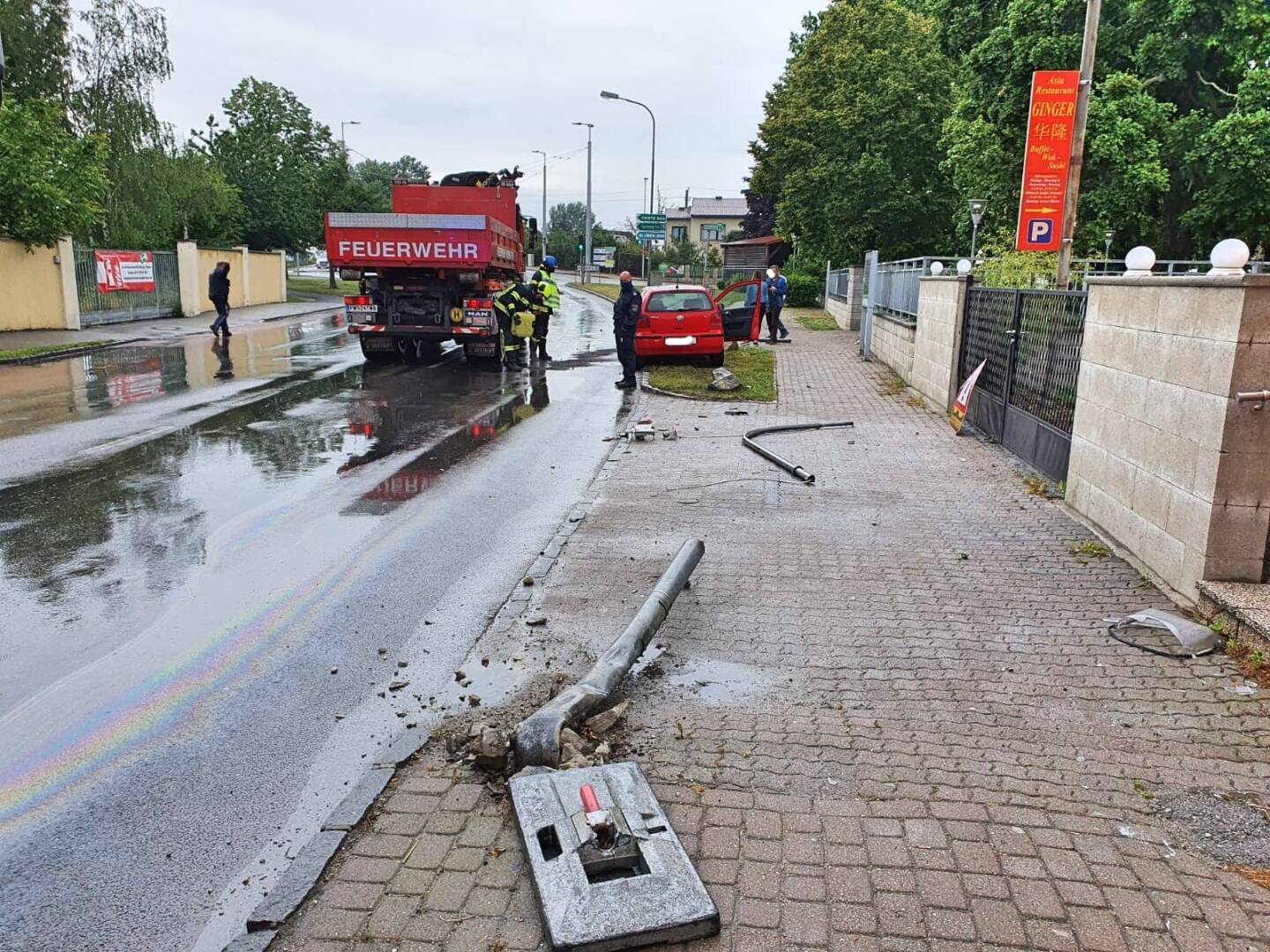 FF Ebenfurth: Verkehrsunfall in Ebenfurth