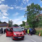 Frontal-Zusammenstoß im Ortsgebiet