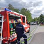 Frontal-Zusammenstoß im Ortsgebiet