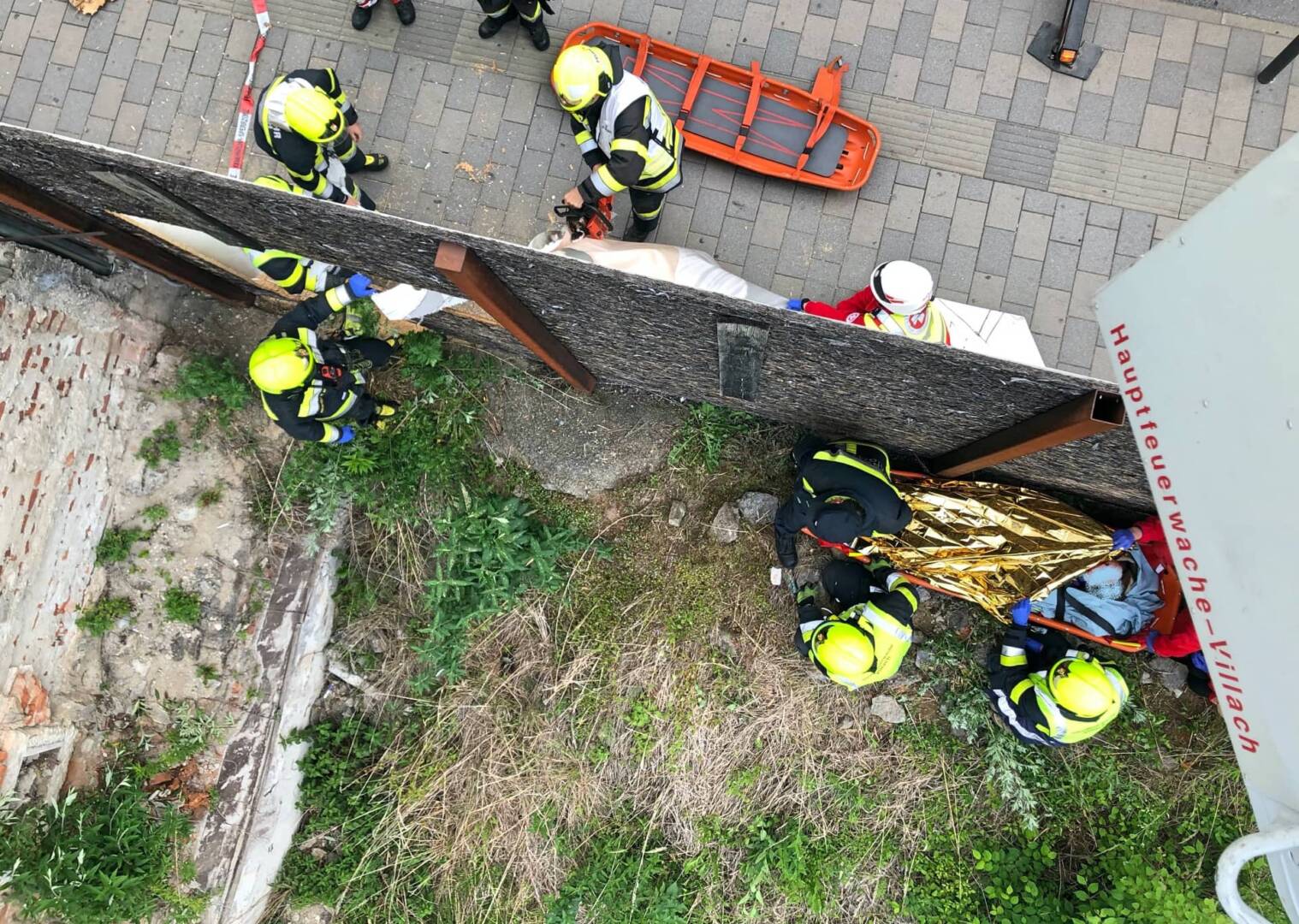 HFW Villach: Personenrettung in der Innenstadt