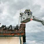 Wirtschaftsgebäudebrand in Berndorf