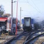 Feuerwehr-Einsatzübung: Zugunglück in Strasshof
