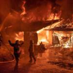 Wirtschaftsgebäudebrand in Tombach