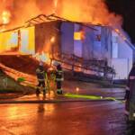 Wirtschaftsgebäudebrand in Tombach
