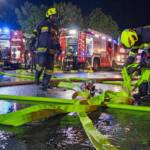 Wirtschaftsgebäudebrand in Tombach