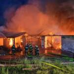 Wirtschaftsgebäudebrand in Tombach
