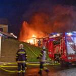 Wirtschaftsgebäudebrand in Tombach