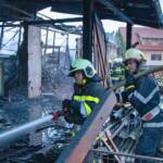 Wirtschaftsgebäudebrand in Tombach