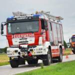 FF Ebenfurth: Motorradunfall auf der L159