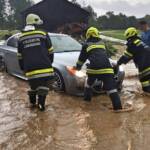Neun Einsätze nach Unwettern