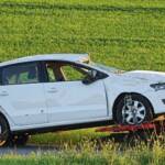 Fahrzeugüberschlag mit drei Personen