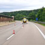 Schwerer Verkehrsunfall auf der A2 Südautobahn