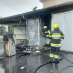 Garagenbrand in Untergrossau - Ortsteil Hart-Berg