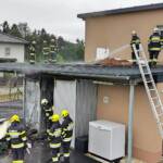 Garagenbrand in Untergrossau - Ortsteil Hart-Berg
