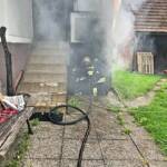 Kellerbrand in Trag endete glimpflich