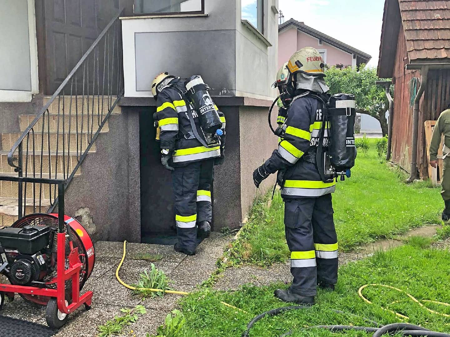 BFV Deutschlandsberg: Kellerbrand in Trag endete glimpflich