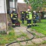 Kellerbrand in Trag endete glimpflich