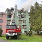 Vier Personen bei Wohnungsbrand gerettet