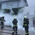 Brand eines Verteilerkastens