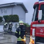 Brand eines Verteilerkastens