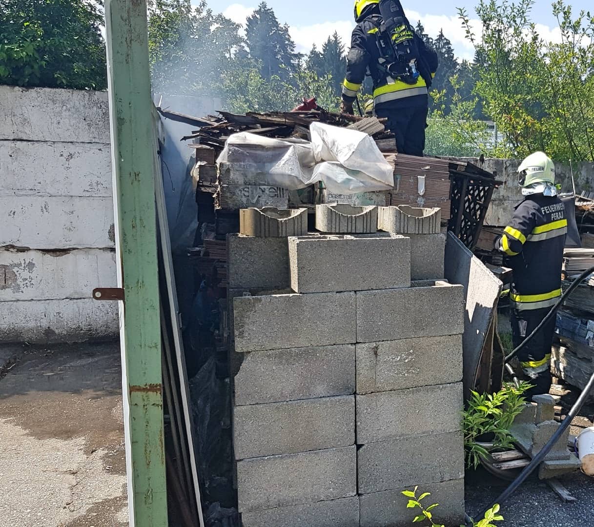 HFW Villach: Vier Feuerwehreinsätze zeitgleich