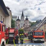 Großbrand im Zentrum von Mariazell