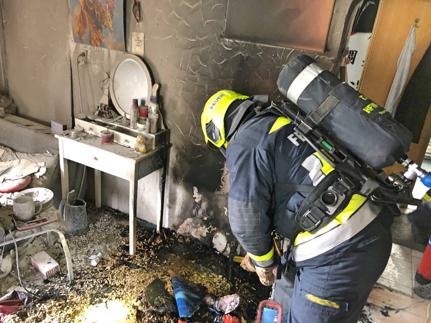 HFW Villach: Beginnender Wohnungsbrand in Villach