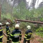 Feuerwehren im Unwettereinsatz im Bezirk