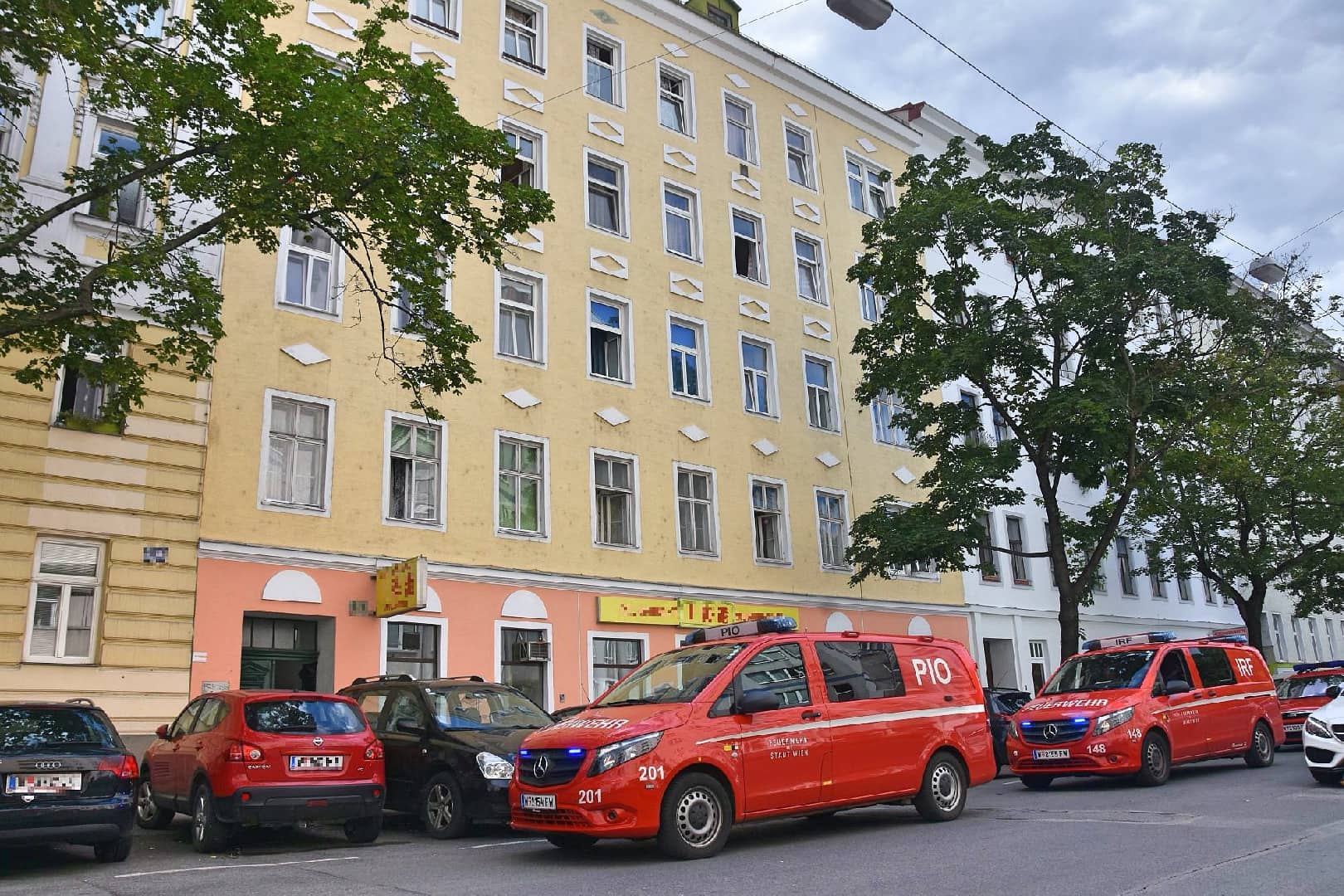 BF Wien: Kohlenstoffmonoxid-Unfall in Wien-Brigittenau