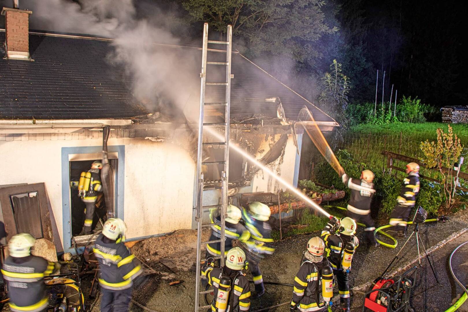 BFV Deutschlandsberg: Wohnhausbrand in Kopreinigg